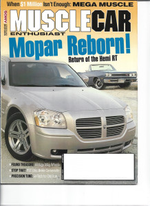 MUSCLECAR ENTHUSIAST 2004 SEPT - NEW HEMI RT, '66 R FAIRLANE, '68-1/2 RAM AIR